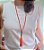 Colar Tassel Laranja - Imagem 2