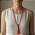 Colar Tassel Laranja - Imagem 2
