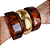 Bracelete Craquelado Ouro - Imagem 2