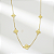 Colar Trevo Ouro Longo - Imagem 1