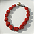 Colar Resina Vermelho - Imagem 1