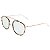 Illesteva Mykonos Ace White Tortoise / Gold / Silver Flat Mirror - Imagem 2