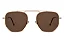 Illesteva Patmos 58 Rose Gold w/ Brown Flat Lenses - Imagem 1