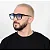 Illesteva Eldridge 56 Black w/ Blue Flat Gradient See Through - Imagem 5