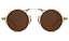 Illesteva Roma II Champagne w/ Brown Flat Lenses - Imagem 1