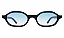 Illesteva Munich Black w/ Blue Flat Gradient See Through - Imagem 1