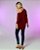Blusa Roma Bordô - Imagem 2