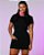 Vestido Jardineira Pitty Preto - Imagem 2