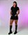 Vestido Jardineira Pitty Preto - Imagem 1