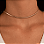 CHOKER SEMIJOIA MALHA ROLIÇA CONFECCIONADO EM BANHO DE OURO 18K - Imagem 2