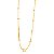 CHOKER SEMIJOIA BOLINHAS LISAS CONFECCIONADO EM BANHO DE OURO 18K - Imagem 1