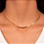 CHOKER SEMIJOIA FITA CONFECCIONADO EM BANHO DE OURO 18K - Imagem 2