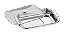 Assadeira em Aço Inox Cosmos com Tampa de Vidro 39 cm 3,2 L Tramontina - Imagem 2