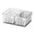 Organizador de Geladeira 2 Cesto 6,7 L Coza Dry Cristal Brinox - Imagem 1