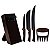 Kit para Churrasco Black 05 Peças com suporte madeira Tramontina - Imagem 1