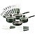 Kit Cozinha LYF Verde Natureza 25 Peças Tramontina - Imagem 1