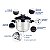 Panela de Pressão Presto em Aço Inox 5 Dispositivos de Segurança 22 cm 6 L Tramontina - Imagem 4