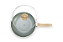 Panela Wok com Tampa Fundo de Indução 28 cm 3,4 L Ceramic Life Botanika Brinox - Imagem 5