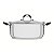 Caçarola Rasa Astro Silicone Aço Inox com Fundo Triplo 30 cm 8,5 L Tramontina - Imagem 1