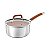 Panela Inox Revestimento Cerâmico Romagna 18 cm 2,25 L Marfim Tramontina - Imagem 1