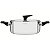 Caçarola Rasa Grano Aço Inox  Baquelite 24cm 4,7L Tramontina - Imagem 1