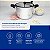 Pipoqueira em Aço Inox Allegra Tampa de Vidro 22 cm 5,6 L Tramontina - Imagem 4