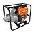 MOTOBOMBA DIESEL AUTOESCORVANTE 4'' POL. 406cc 9HP PART.ELETRICA C/BATERIA VMBE40D VULCAN TRENT - Imagem 1