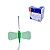 ESCALPE PARA COLETA DE SANGUE A VACUO 21G (20x8). 50 UN/CX. FL5-E21G| - Imagem 1