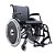 Cadeira de rodas avd alumínio 44 cm preta - ortobras - Imagem 1