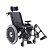 Cadeira de rodas avd alumínio reclinável preta 44 cm - Ortobras - Imagem 1