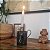 Castiçal Porta Velas Rústico Em Madeira Demolição M - Imagem 2