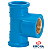 TÊ AZUL BUCHA LATAO 25X3/4 KRONA - Imagem 1