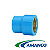 LUVA AZUL BUCHA LATAO 25X3/4 AMANCO - Imagem 1