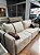 SOFA DUBAI 2.15 PRONTA ENTREGA DESIGN COMPACTO PRONTA ENTREGA NA COR BEGE COM MARROM E CINZA COM PRETO - Imagem 4