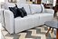 SOFA DUBAI 2.15 PRONTA ENTREGA DESIGN COMPACTO PRONTA ENTREGA NA COR BEGE COM MARROM E CINZA COM PRETO - Imagem 5