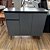 Balcão buffet cinza 90cm de largura  com 1 gaveta e 3 portas - Imagem 4