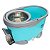 Balde Esfregão Spin Mop 360º centrifugador com pedal cesto inox alça completo refils SP301 - Tssaper - Imagem 4