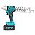 Engraxadeira Pistola de Graxa 500w 10000PSI a Bateria 21v Tssaper - Imagem 3