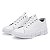 Tênis Casual Couro Legitimo Branco Preto Lovely Footwear - Imagem 3