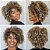 Peruca Wig AFRO PLES - Loira - Imagem 5