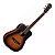 Violão Tagima WS 40 EQ NT Serie Walnut Aço Sb Sunburst - Imagem 2