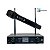 Microfone Sem Fio Duplo TSI BR 4500 UHF 100 Canais - Imagem 1