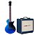 Guitarra Tagima Sixmart Chameleon Blue + Amplificador Borne - Imagem 1