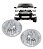 Farol De Milha Auxiliar Hilux Sw4 2012 a 2014 Sem Suporte - Imagem 1