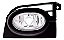 Farol De Milha NeblinaAuxiliar Civic Exs 2006 2007 2008 Com Moldura - Imagem 2