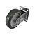 Rodinha 12cm Plástico BP 5 Polegadas com Placa Fixa - Imagem 2
