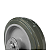 Rodinha 12cm Plástico BP 5 Polegadas com Placa Fixa - Imagem 4