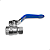 Valvula Registro Esfera Monobloco Inox MGA 1/4" - Imagem 1