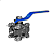 Valvula Registro Esfera Tripartida Inox MGA 1/2" BSP - Imagem 7