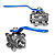 Valvula Registro Esfera Tripartida Inox MGA 3/4" BSP - Imagem 7